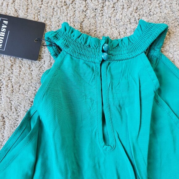 Women’s Maternity Halter Neck Dress – Green – Size 2XL – NWT - Picture 4 of 6